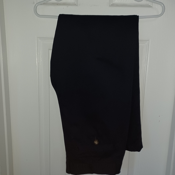 Mens George navy blue dress pants - Picture 3 of 3